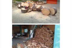 玉切り、薪割り 2