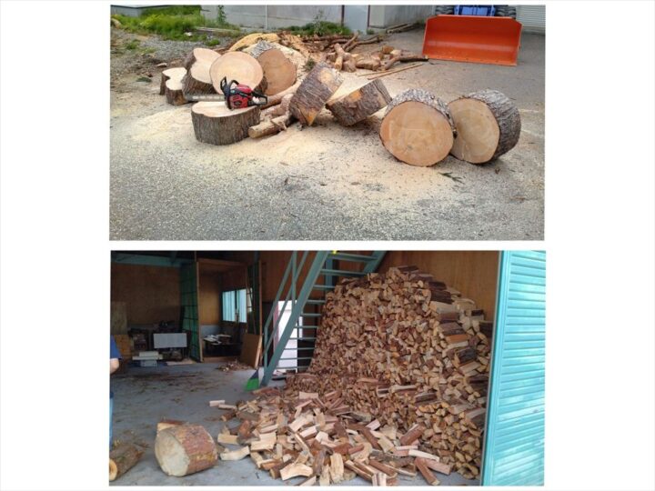 玉切り、薪割り 2