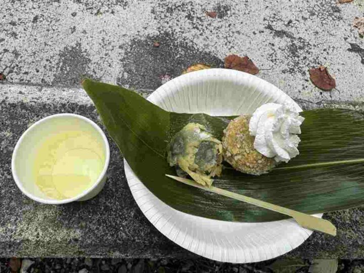 笹だんごと熊笹のお茶セット