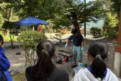 炭処理見学