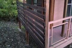 十手金具雪囲い